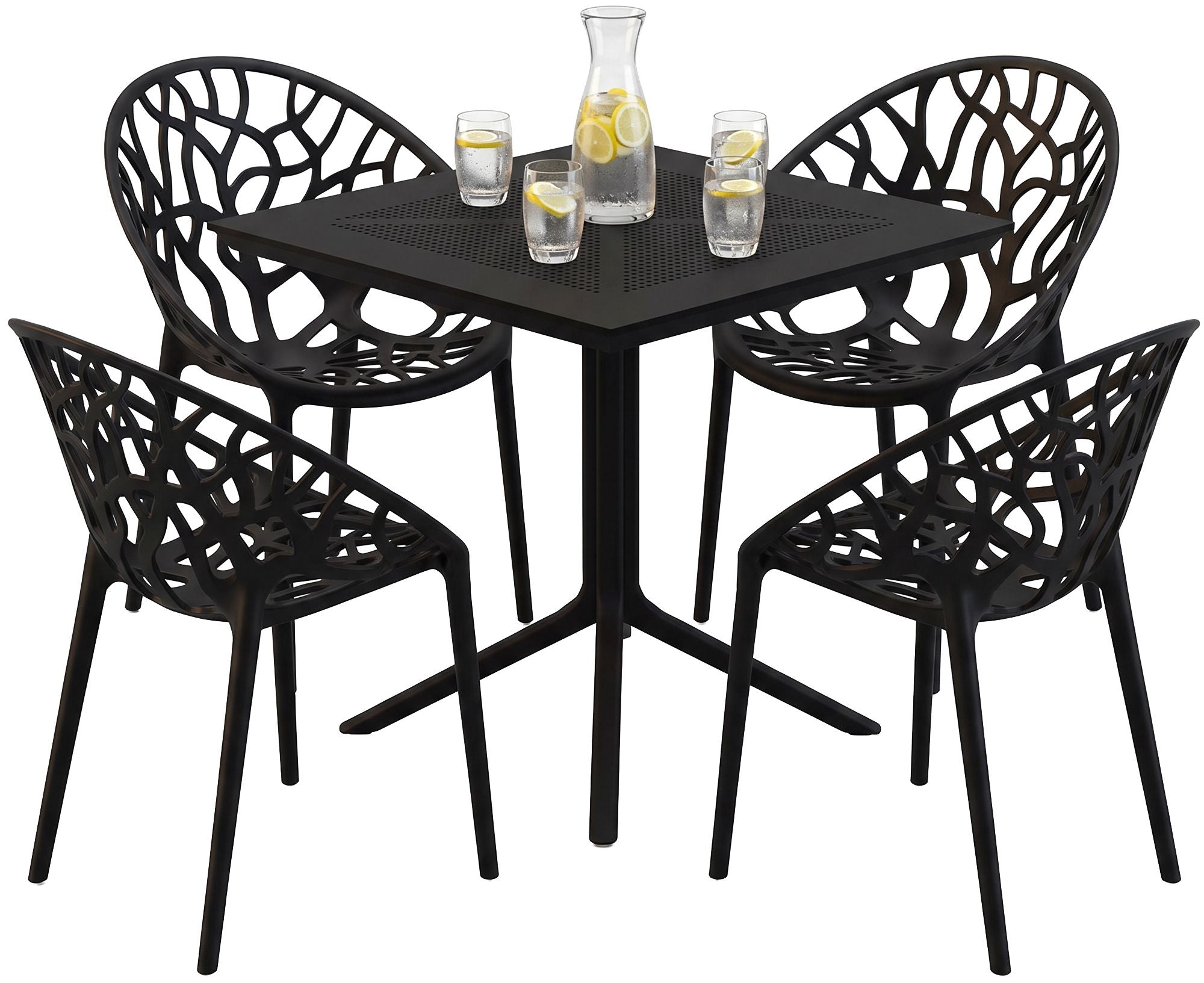 Gartenmöbel-Set Avara mit 4 Stühlen