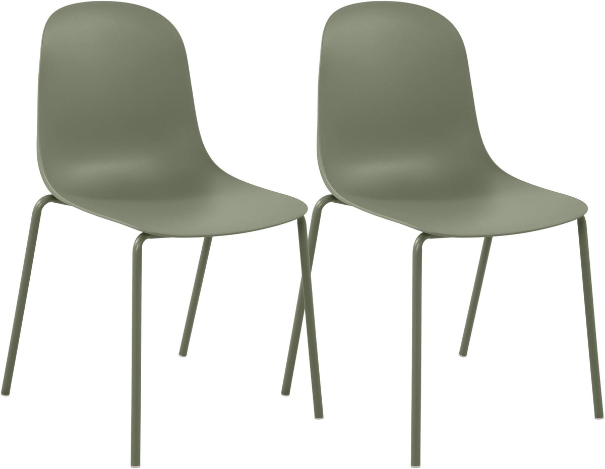 2er Set Stapelstuhl Hardin