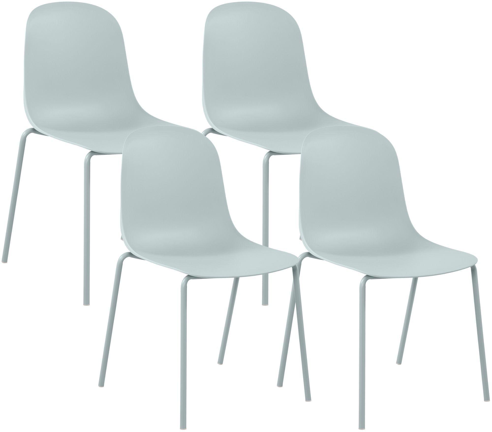 4er Set Stapelstuhl Hardin