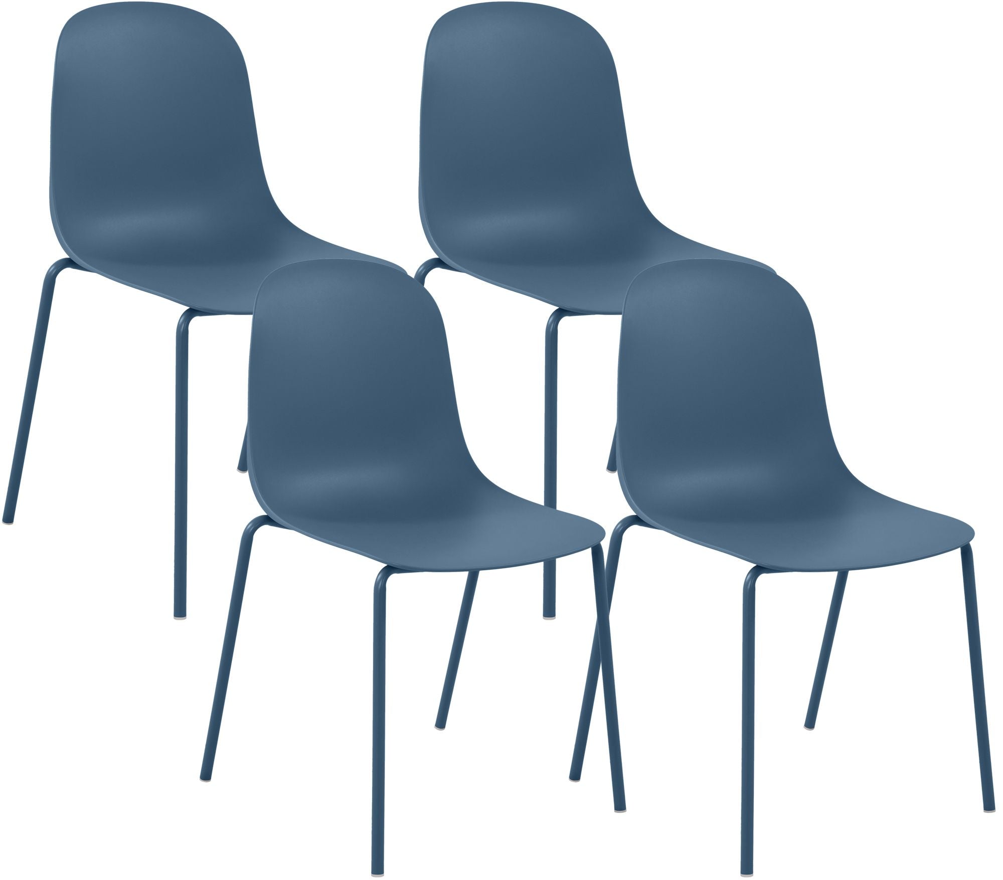 4er Set Stapelstuhl Hardin