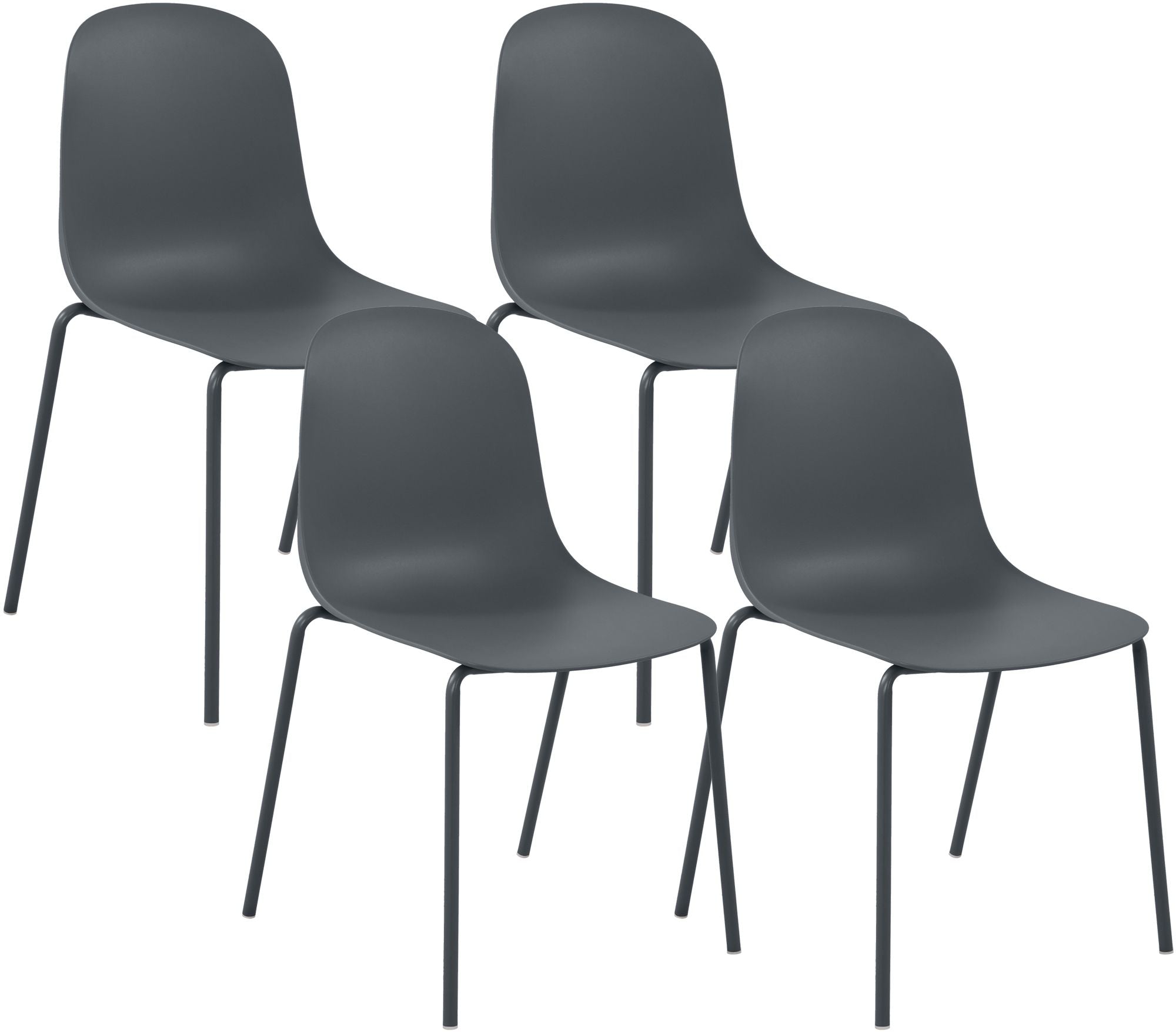 4er Set Stapelstuhl Hardin