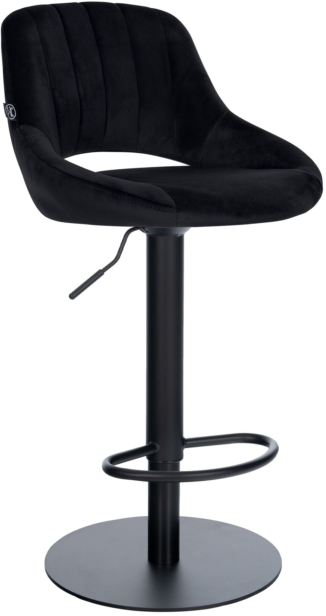 Barhocker Milet mit stabilem Gestell Schwarz