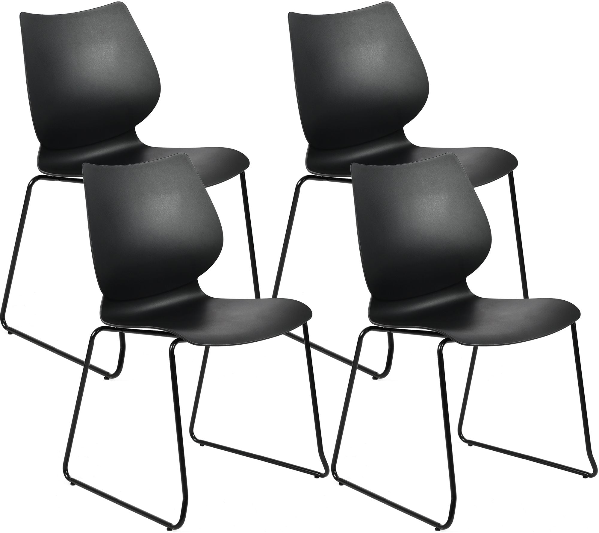 4er Set Stapelstühle Houma