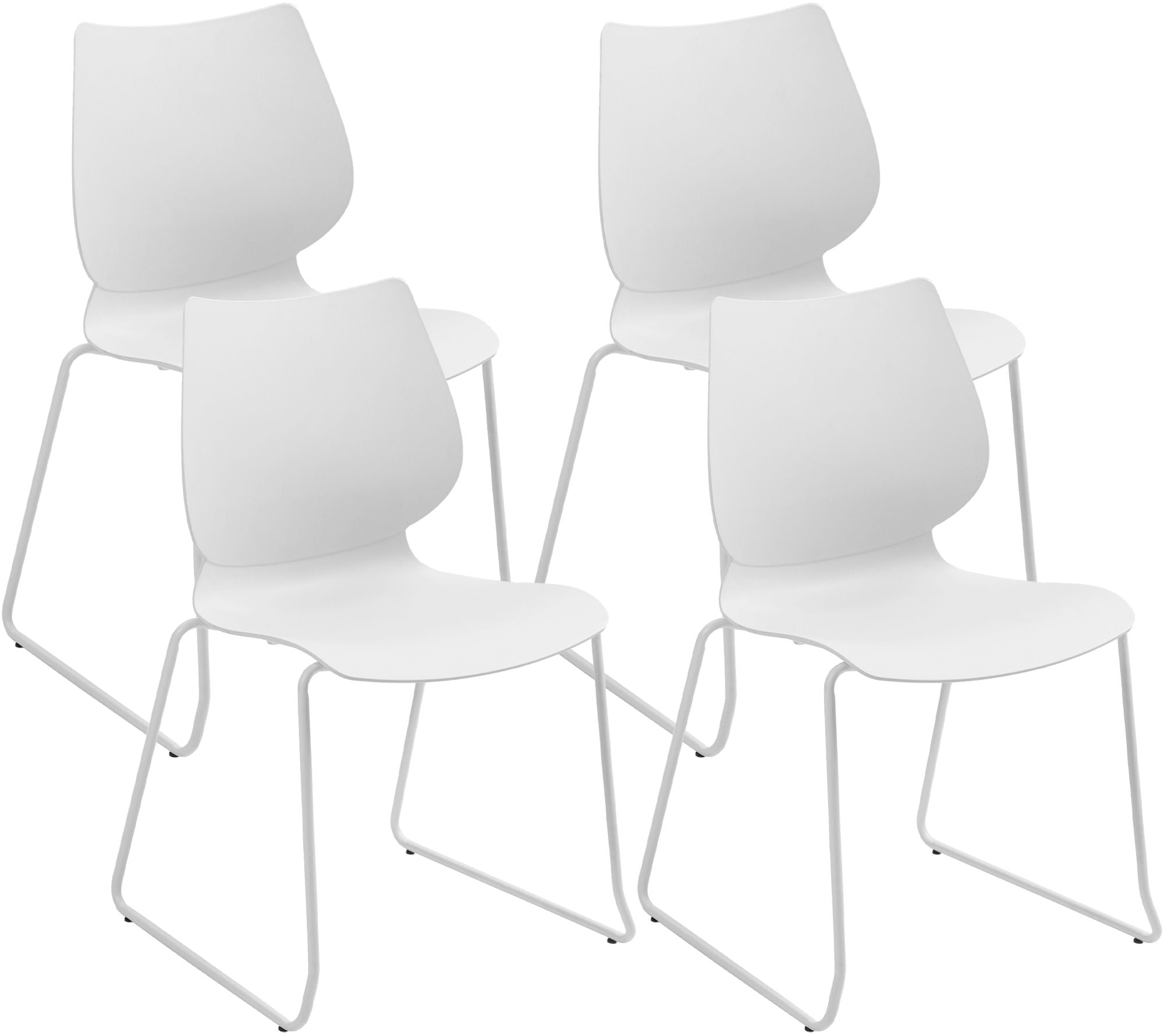 4er Set Stapelstühle Houma