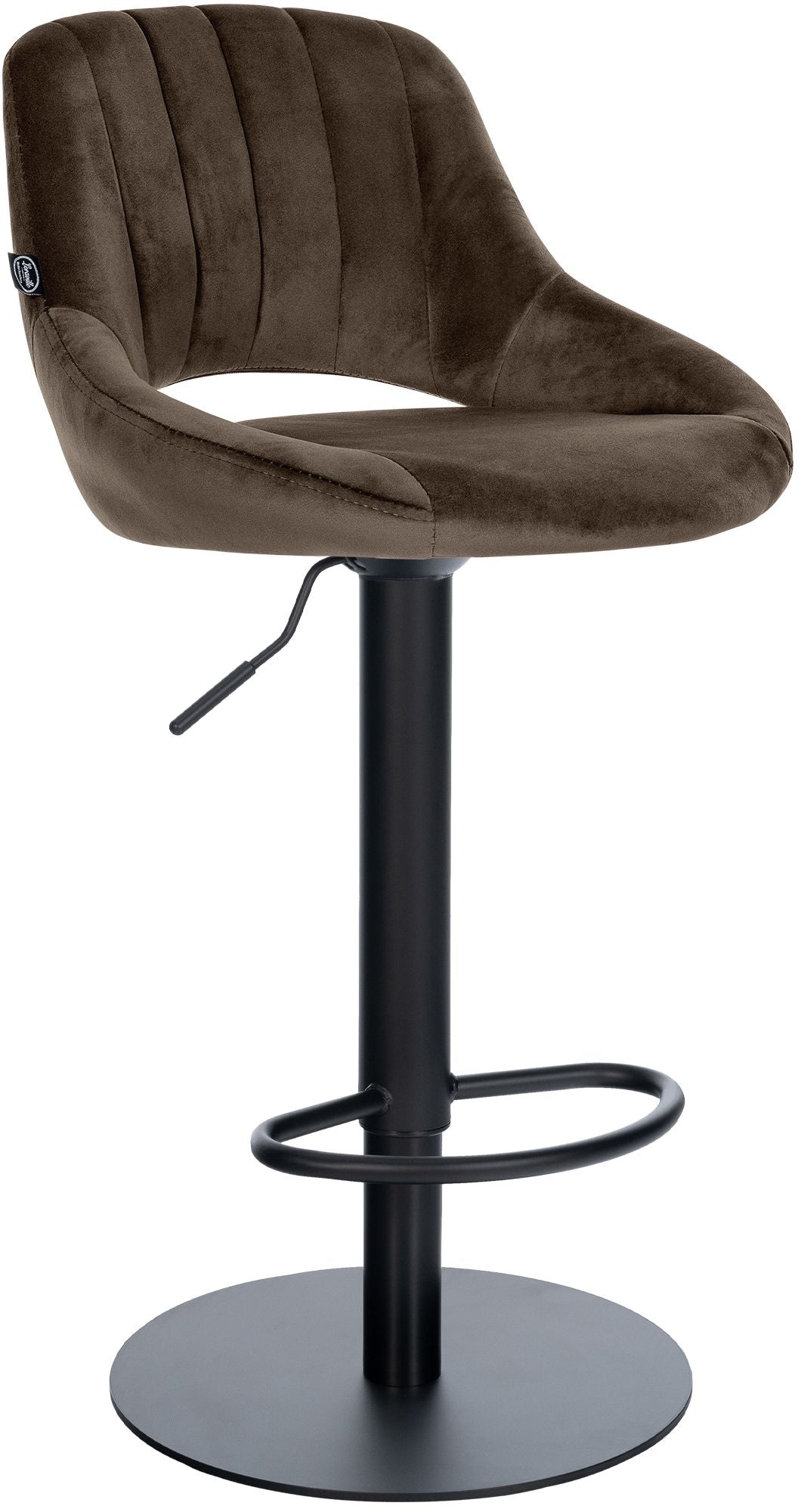 Barhocker Milet mit stabilem Gestell Schwarz