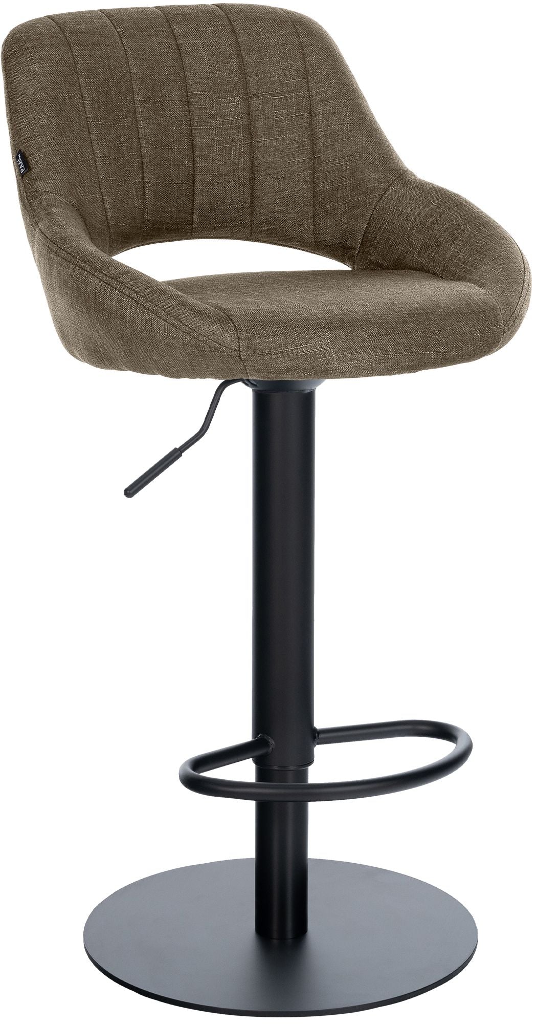 Barhocker Milet mit stabilem Gestell Schwarz