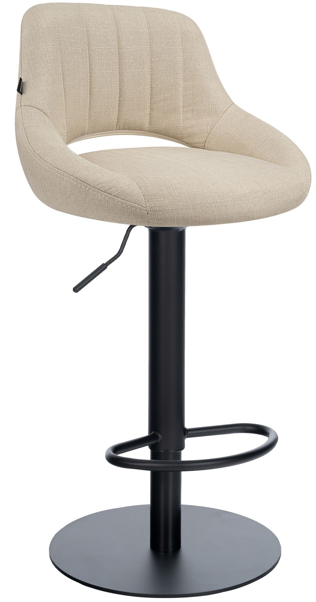 Barhocker Milet mit stabilem Gestell Schwarz