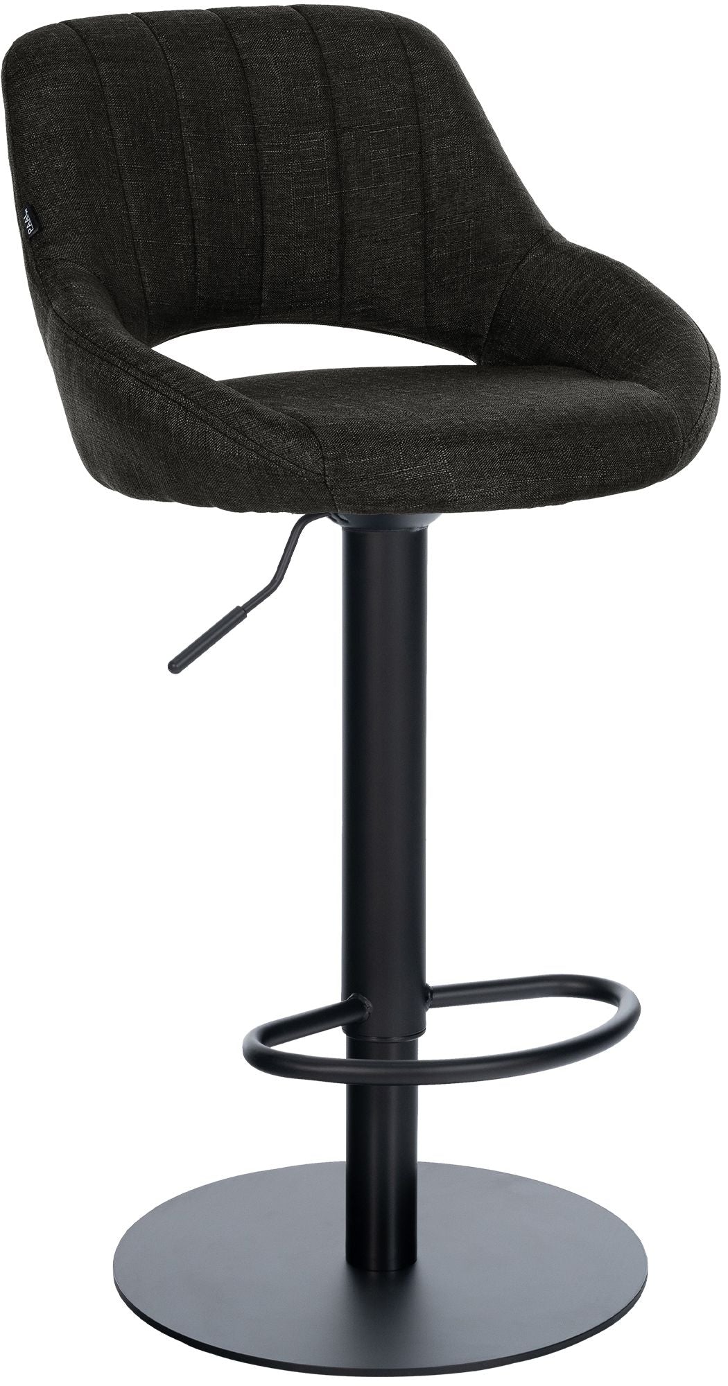Barhocker Milet mit stabilem Gestell Schwarz
