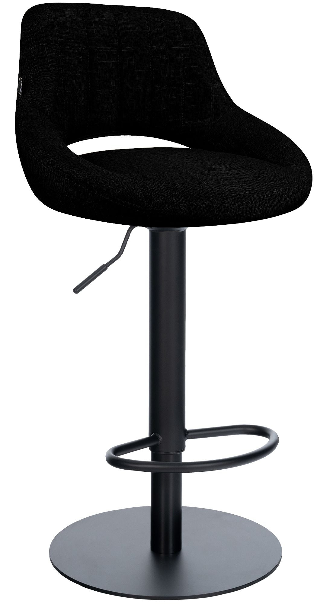 Barhocker Milet mit stabilem Gestell Schwarz