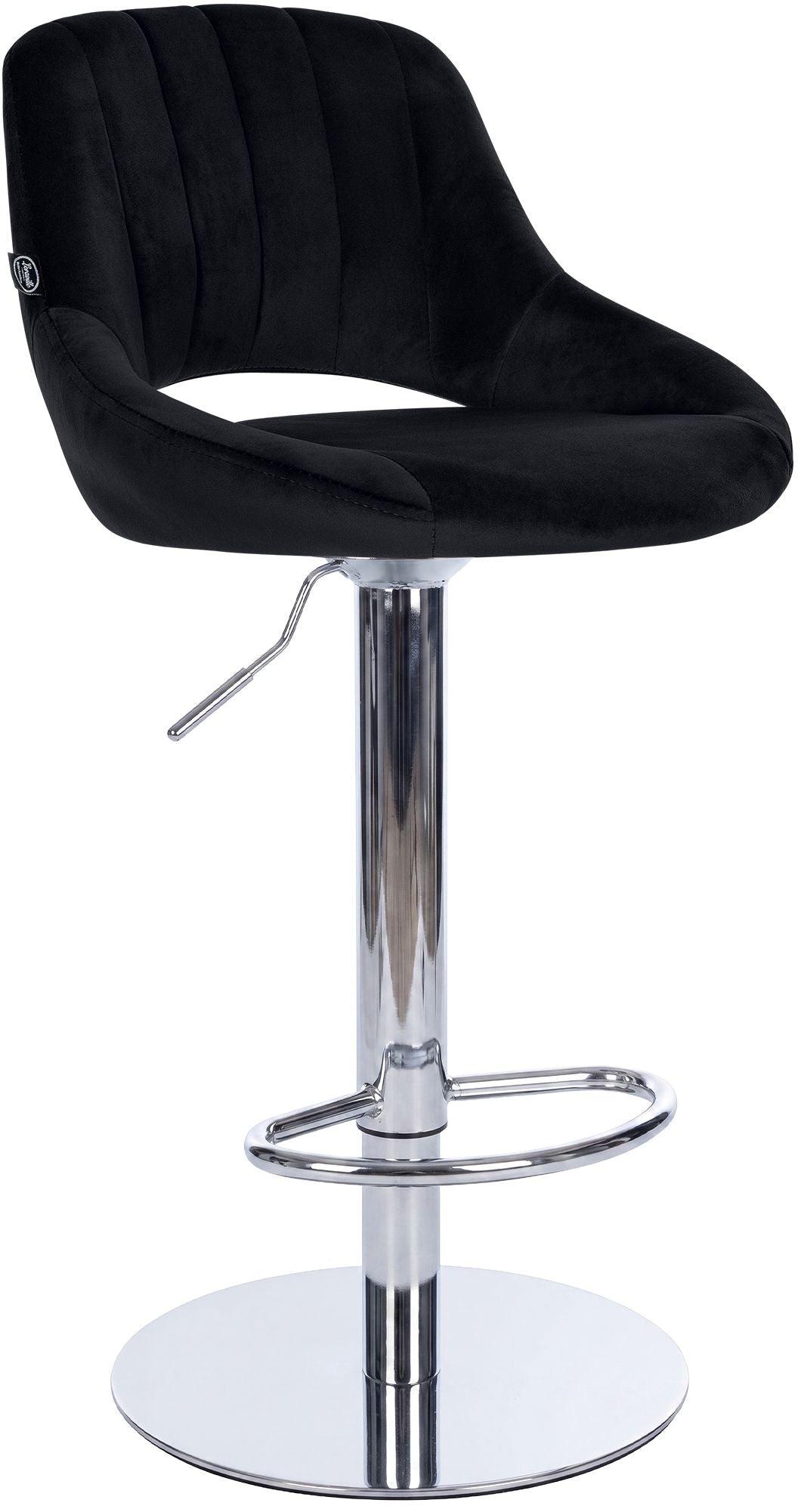 Barhocker Milet mit stabilem Gestell Chrom