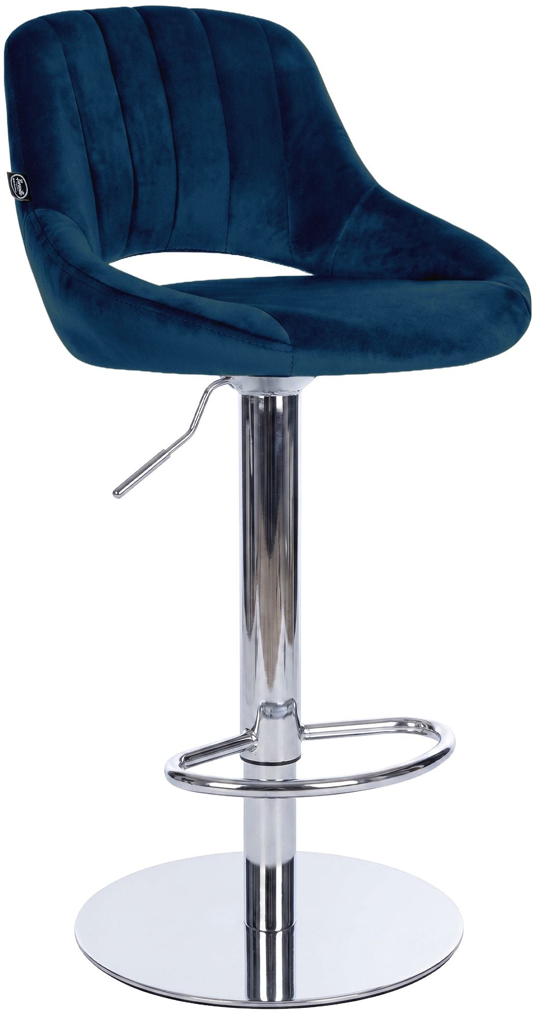 Barhocker Milet mit stabilem Gestell Chrom