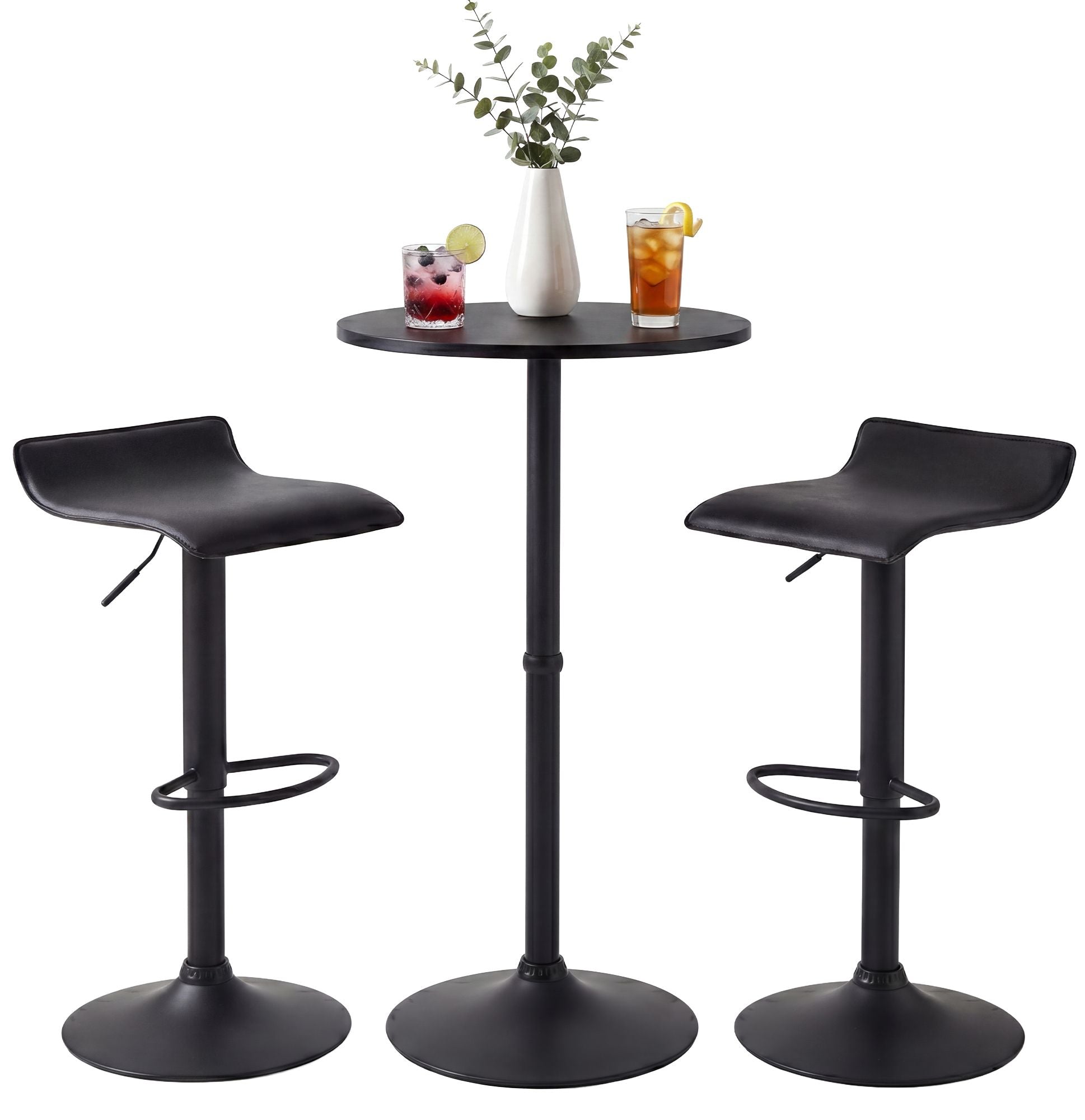 Bartisch-Set Lumo mit zwei Barhockern