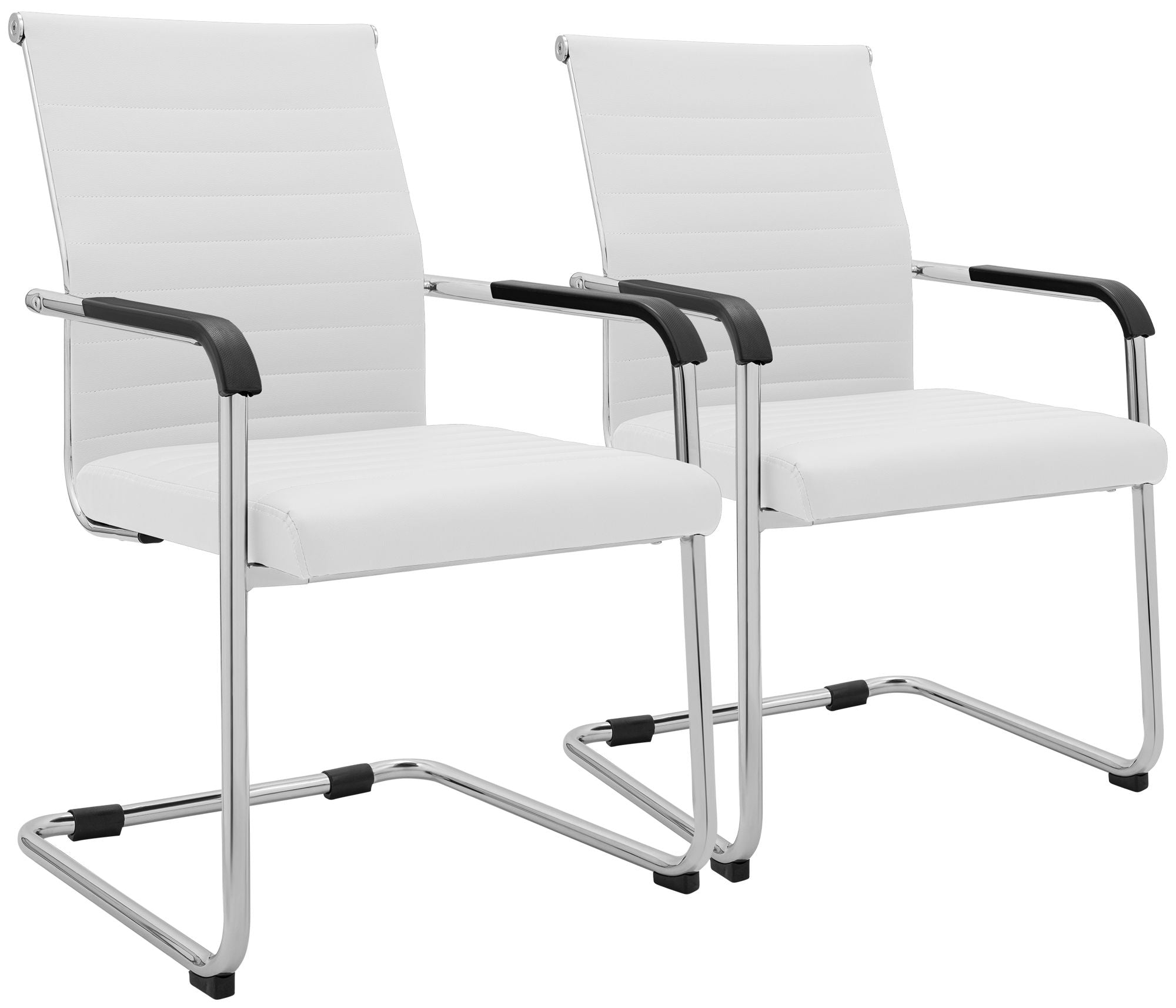 2er Set Freischwinger Hakon Lederoptik