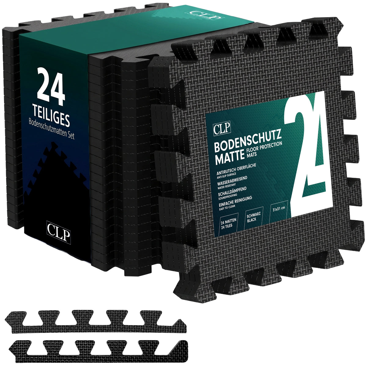 Bodenschutzmatte 31x31 cm Set