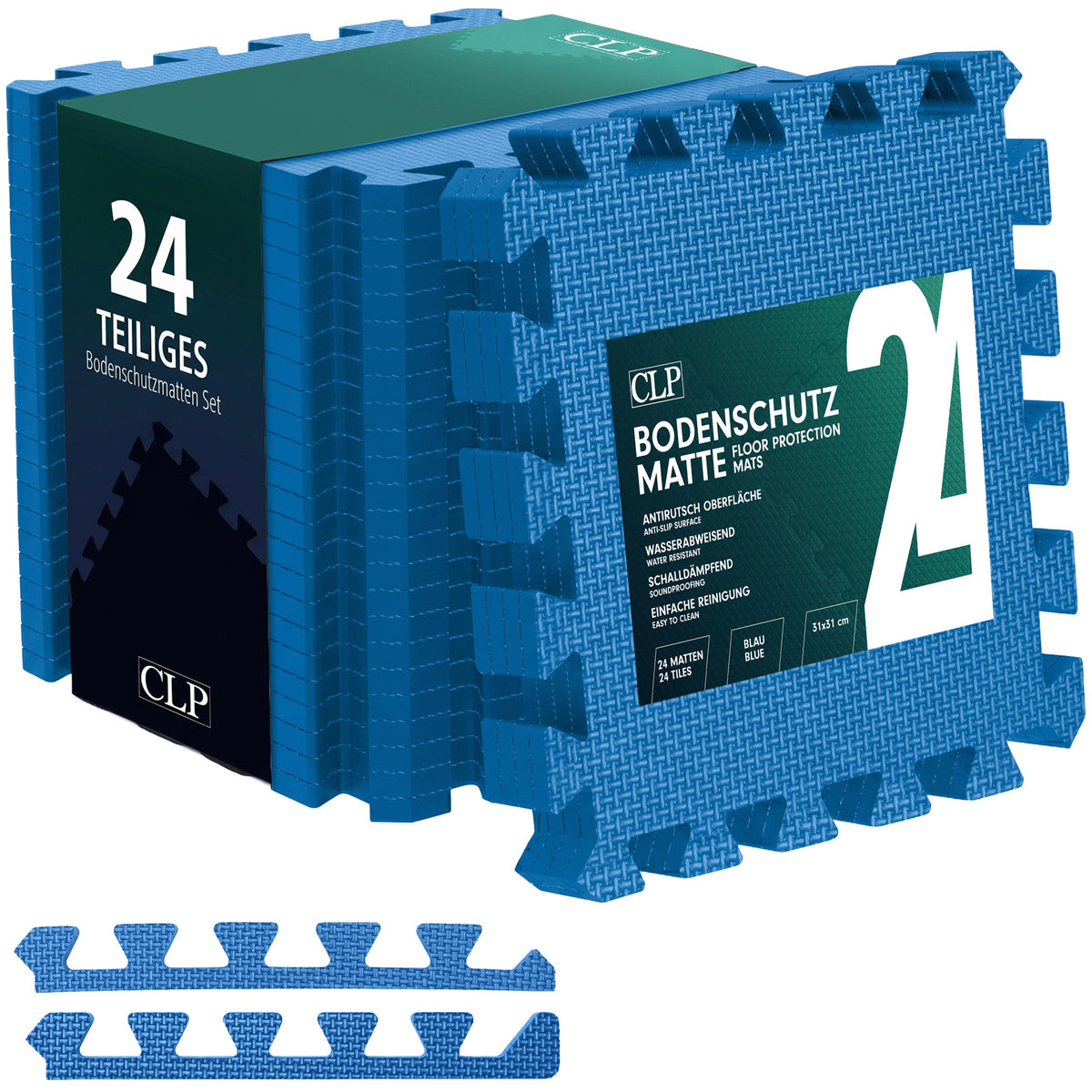 Bodenschutzmatte 31x31 cm Set