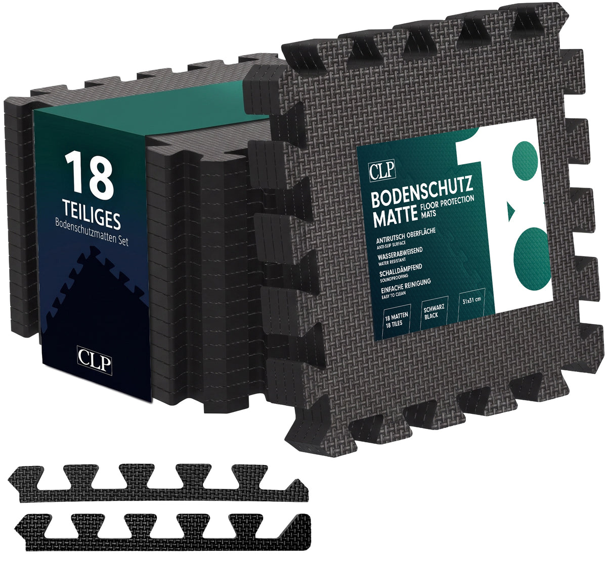 Bodenschutzmatte 31x31 cm Set