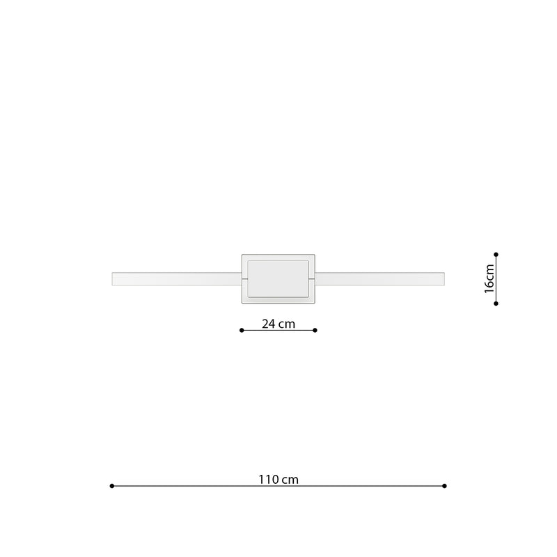 Hanging light RIO 110 gold LED 3000K
