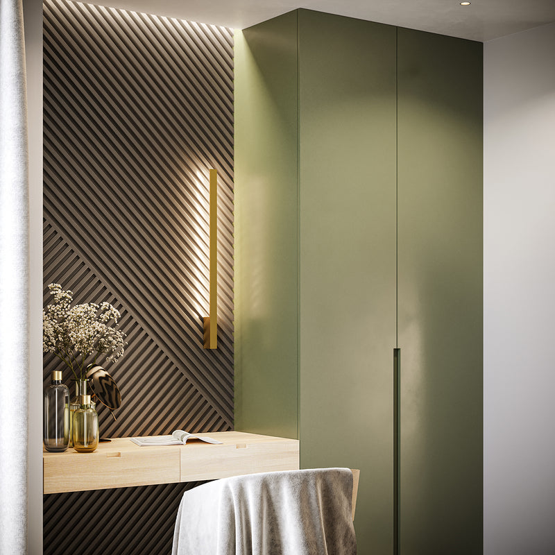 Wall light LAHTI S golden 3000K