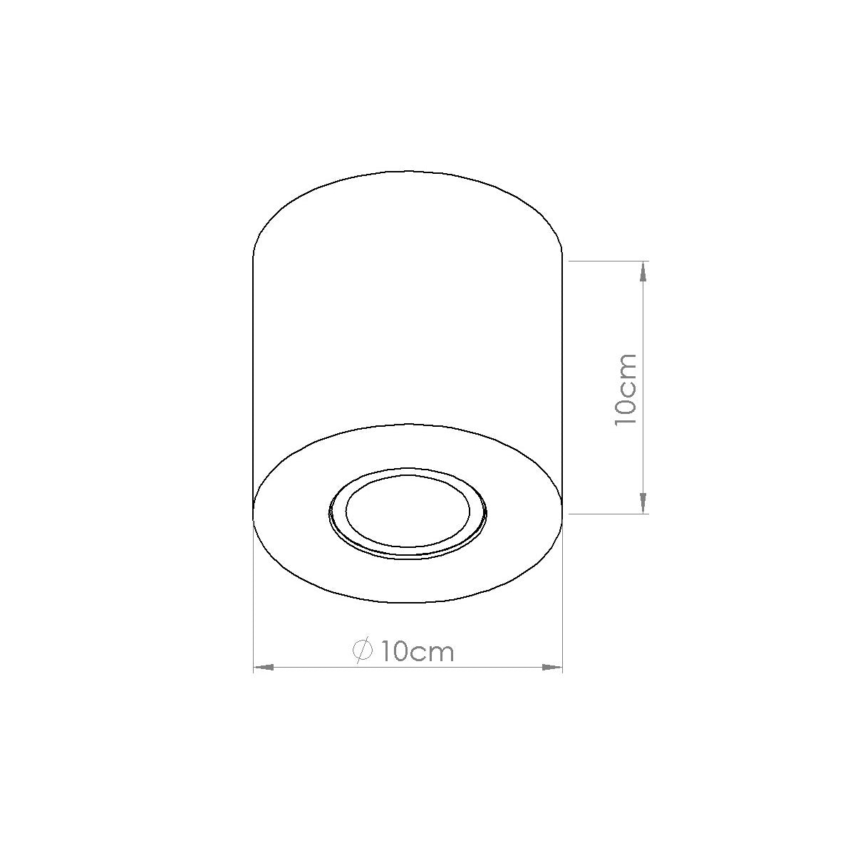 Plafond ORBIS beton olivgrün