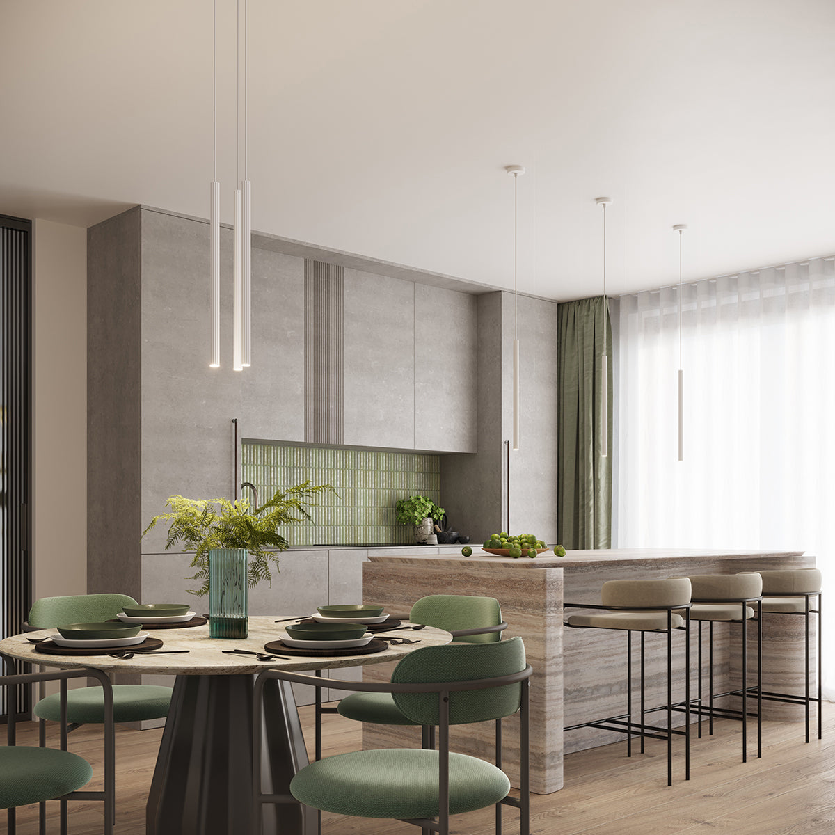 Pendelleuchte ARCHE 2P weiß