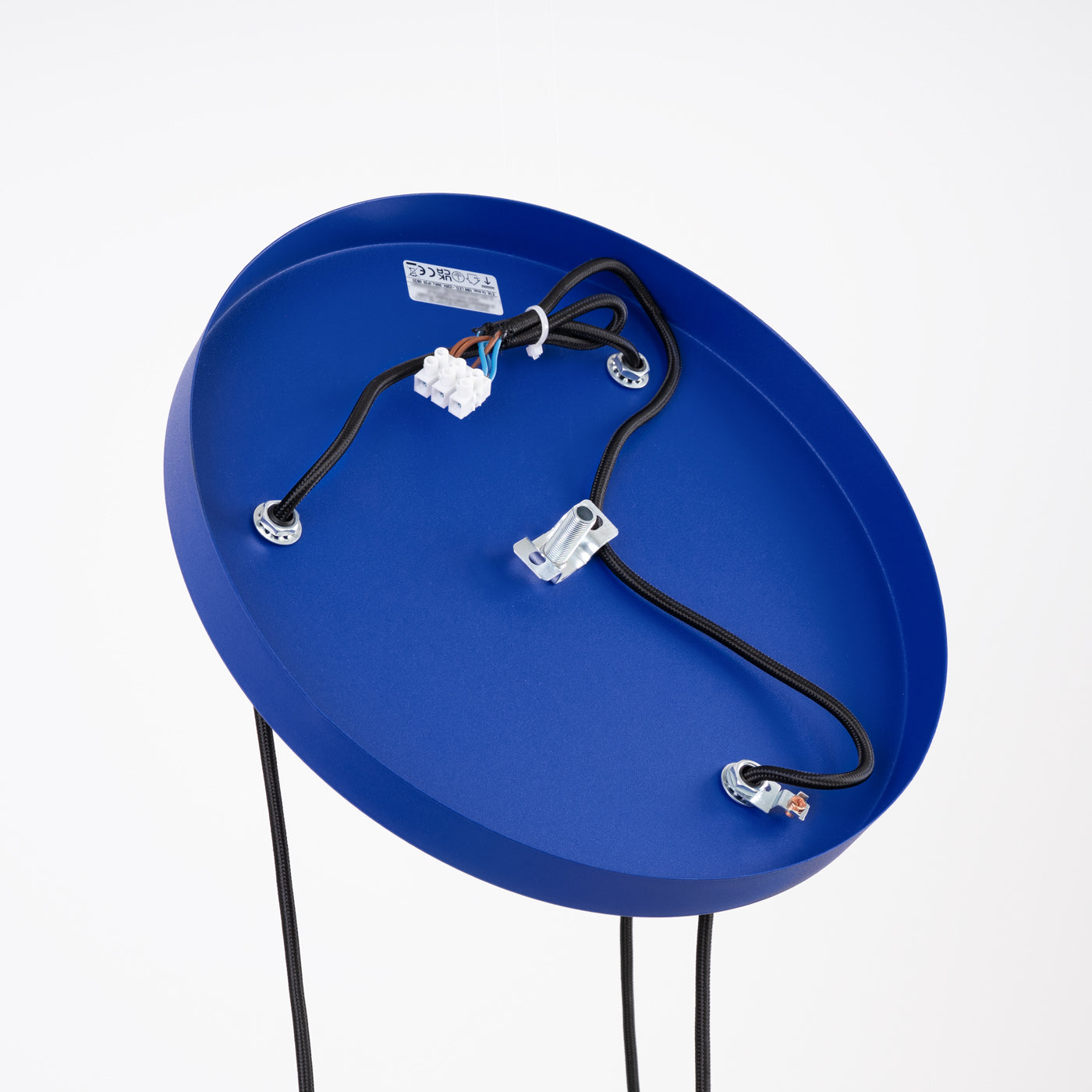 Pendelleuchte ESTRIA 3P weiß/ultramarin