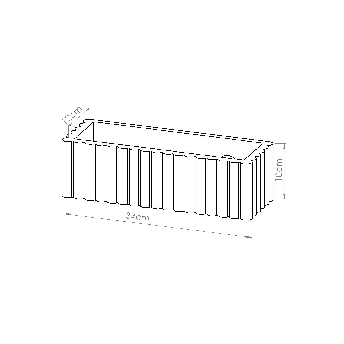 Wandleuchte Keramik RIGATA