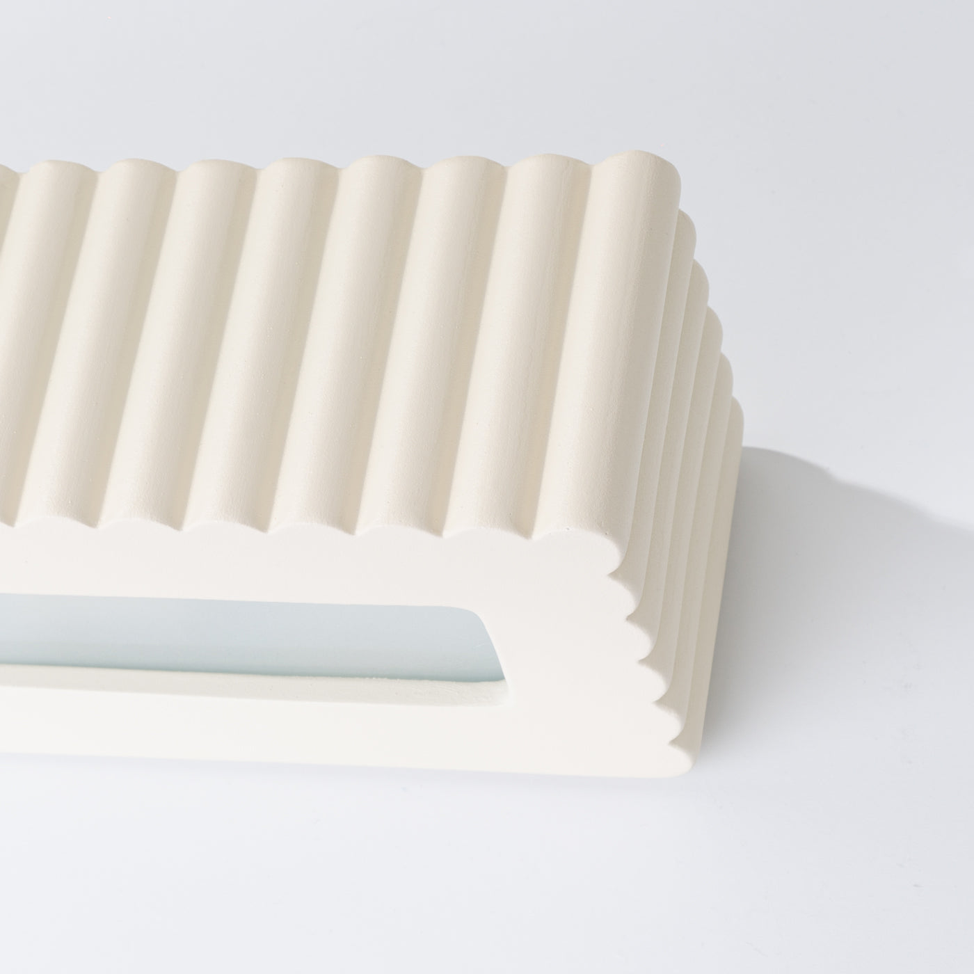 Wandleuchte Keramik RIGATA beige