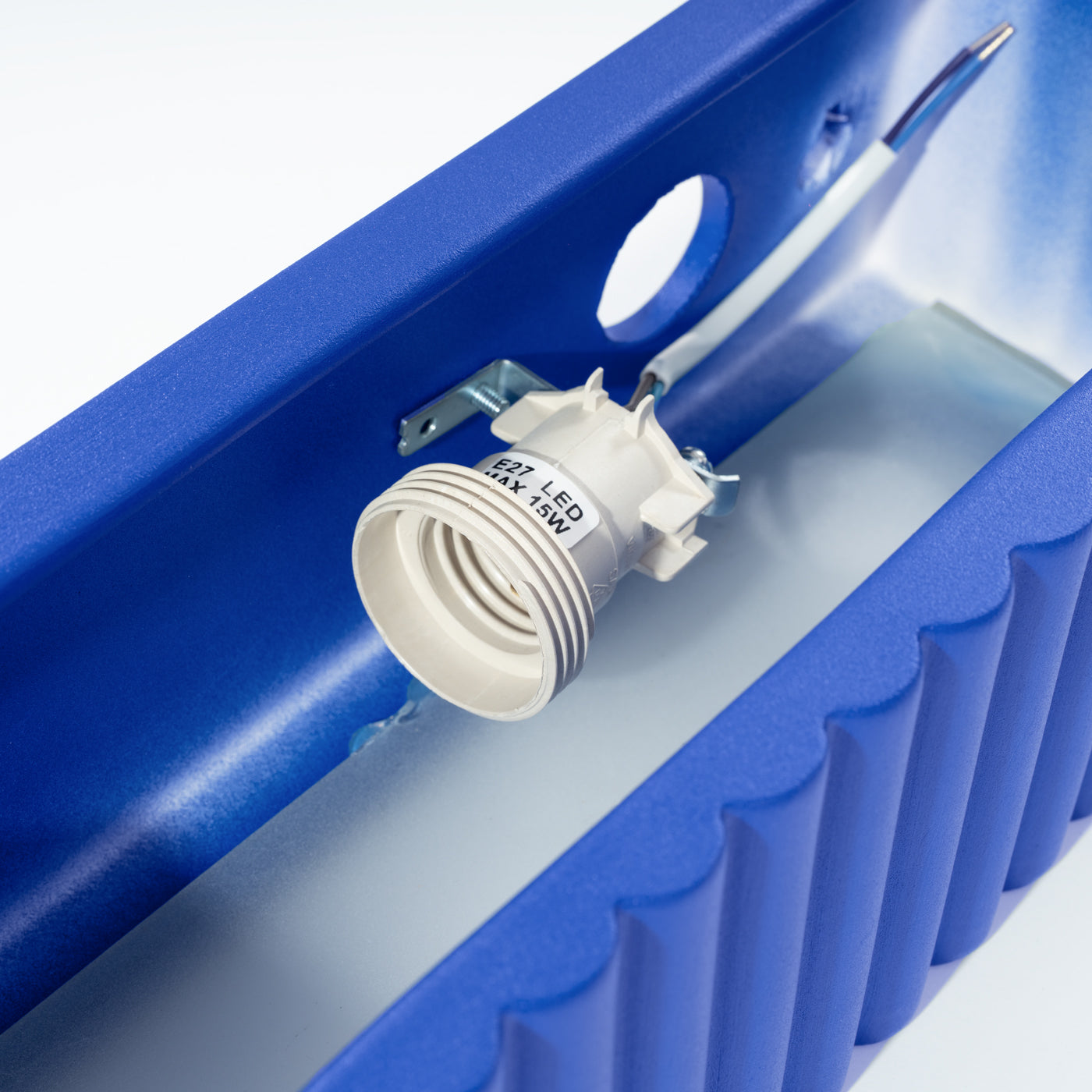 Wandleuchte Keramik RIGATA ultramarin