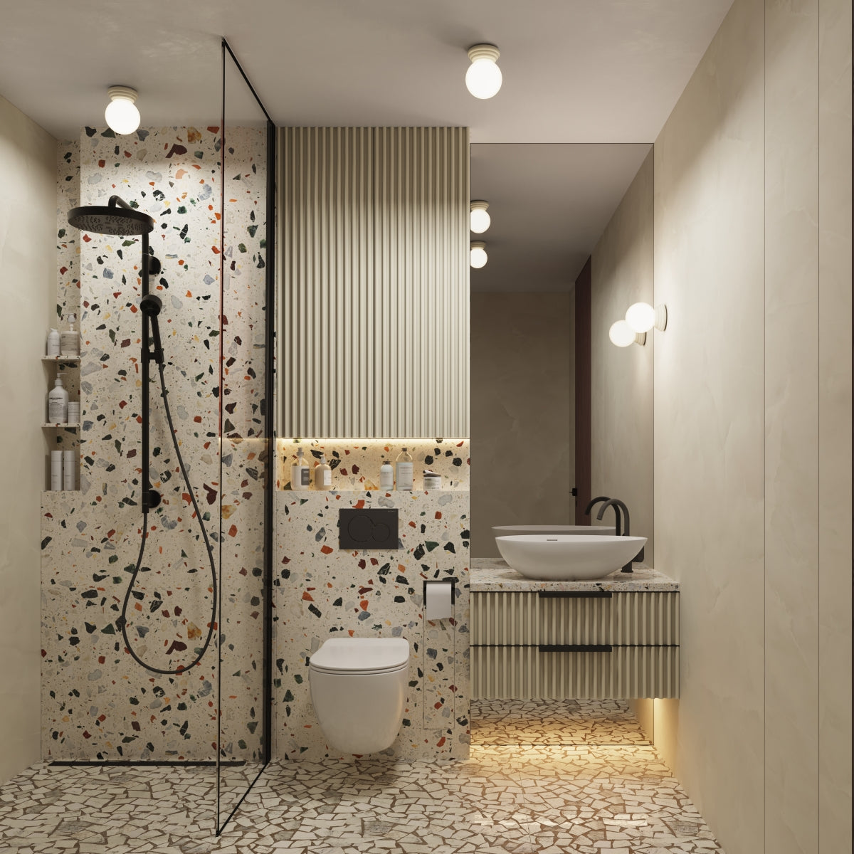 Plafond ZORI beige IP44