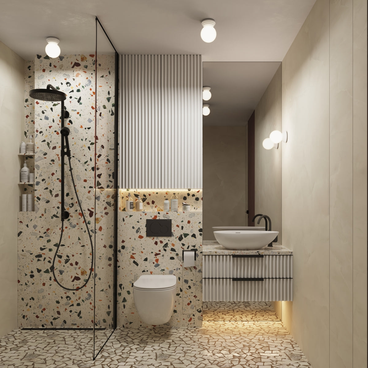 Plafond ZORI weiß IP44