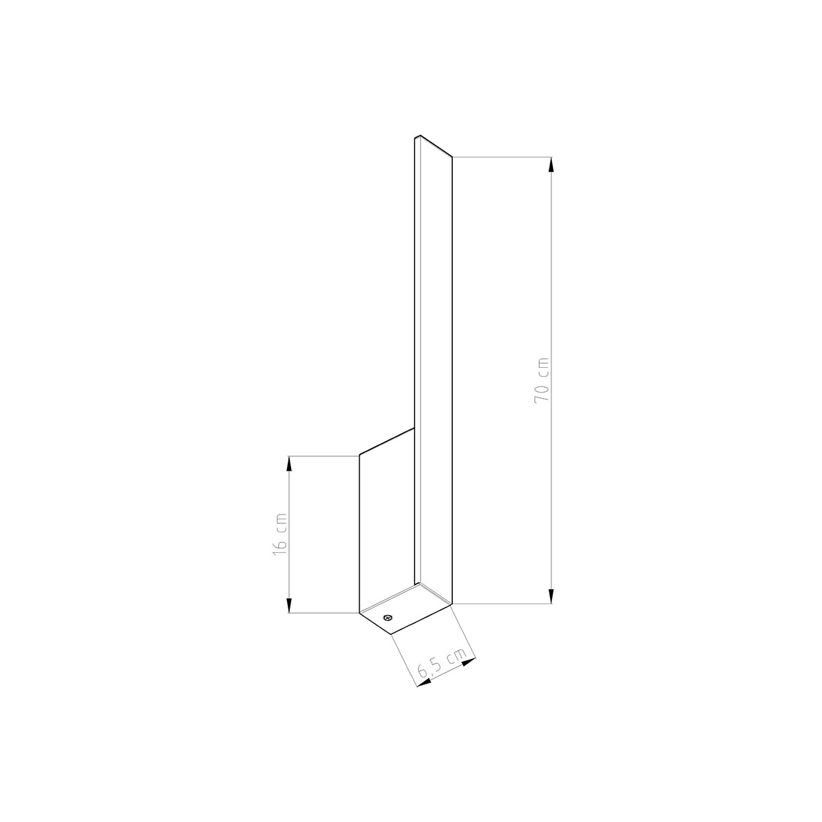 Wall light LAHTI M golden 4000K