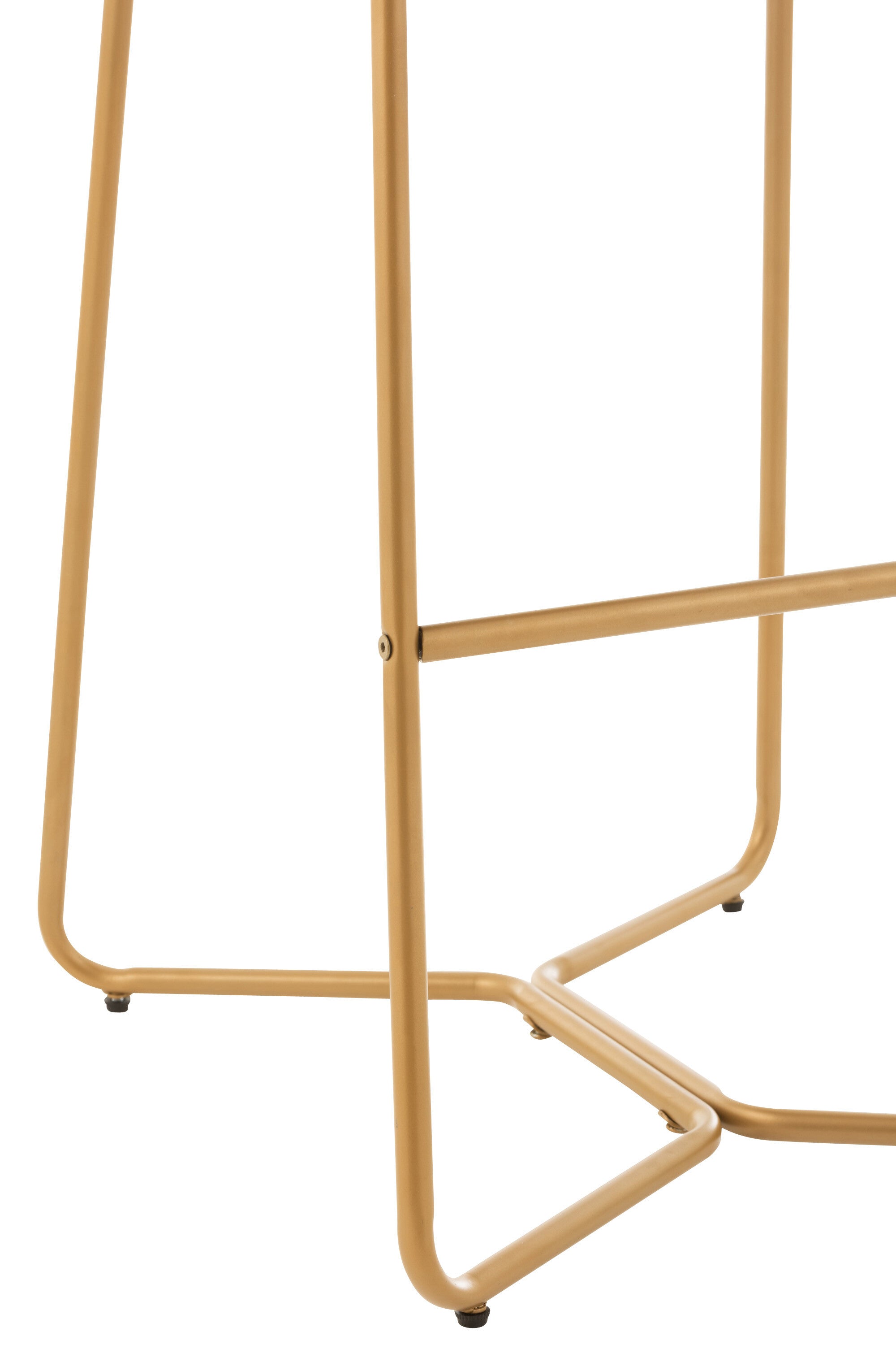 2er Set Barstuhl Pierre - Modernes Design, Metallgestell, Textilsitz in Dunkel Braun