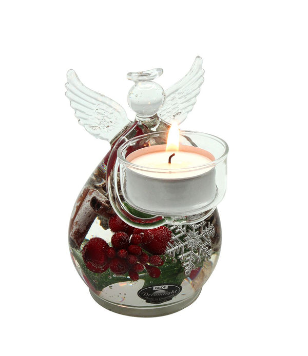 Set van 4 theelichtkandelaars Angel Petit Medium "Noel" - engelachtige glans voor uw feestelijke decoratie
