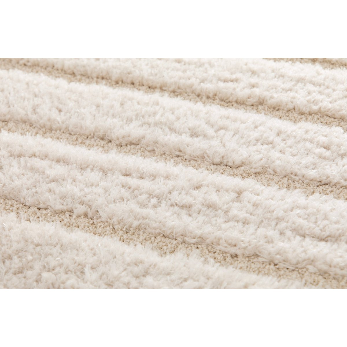 Recycelter Polyester -Polyester -Reliefteppich mit minimalistischem Eolya -Design