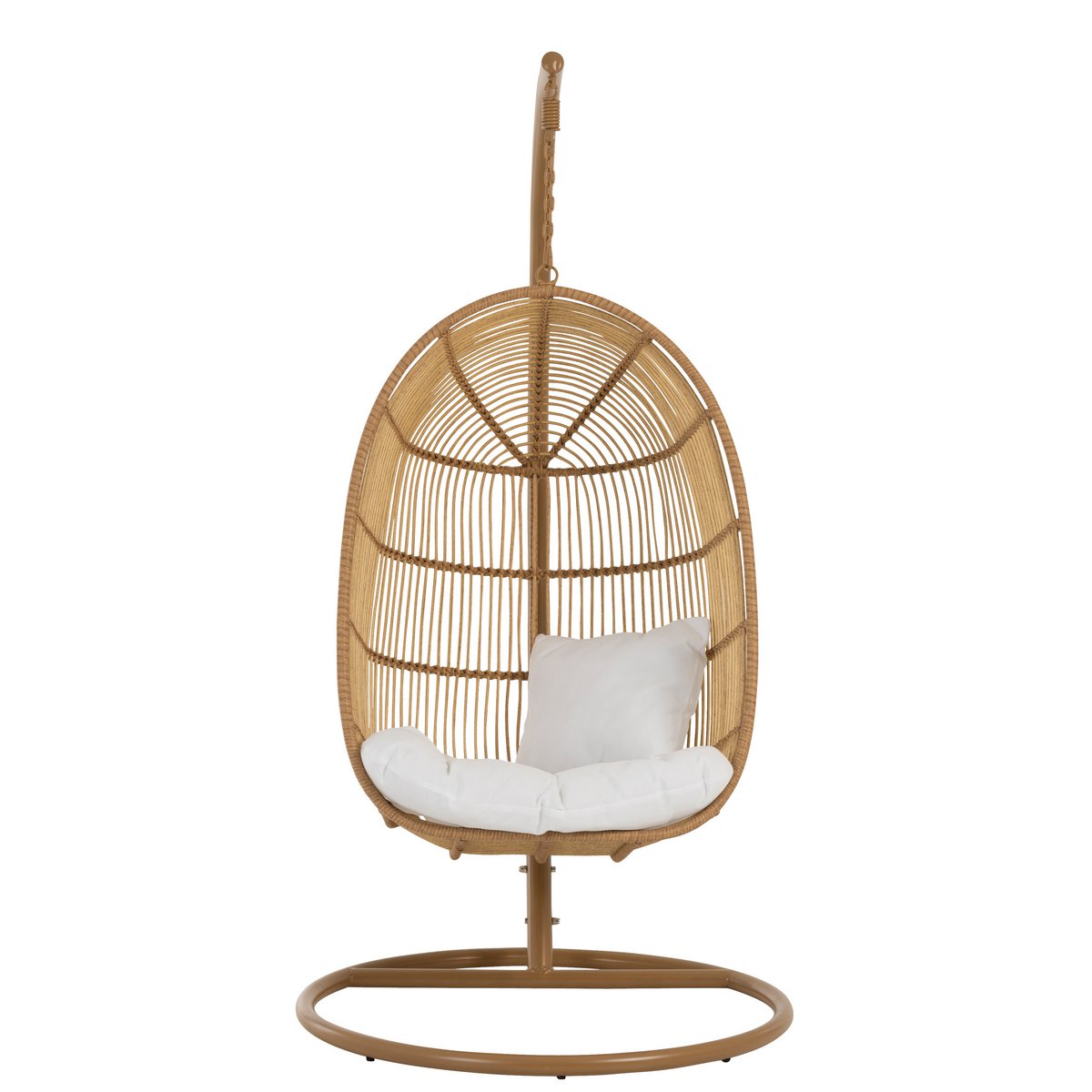 Hängesessel Oval – Stahl – Natur