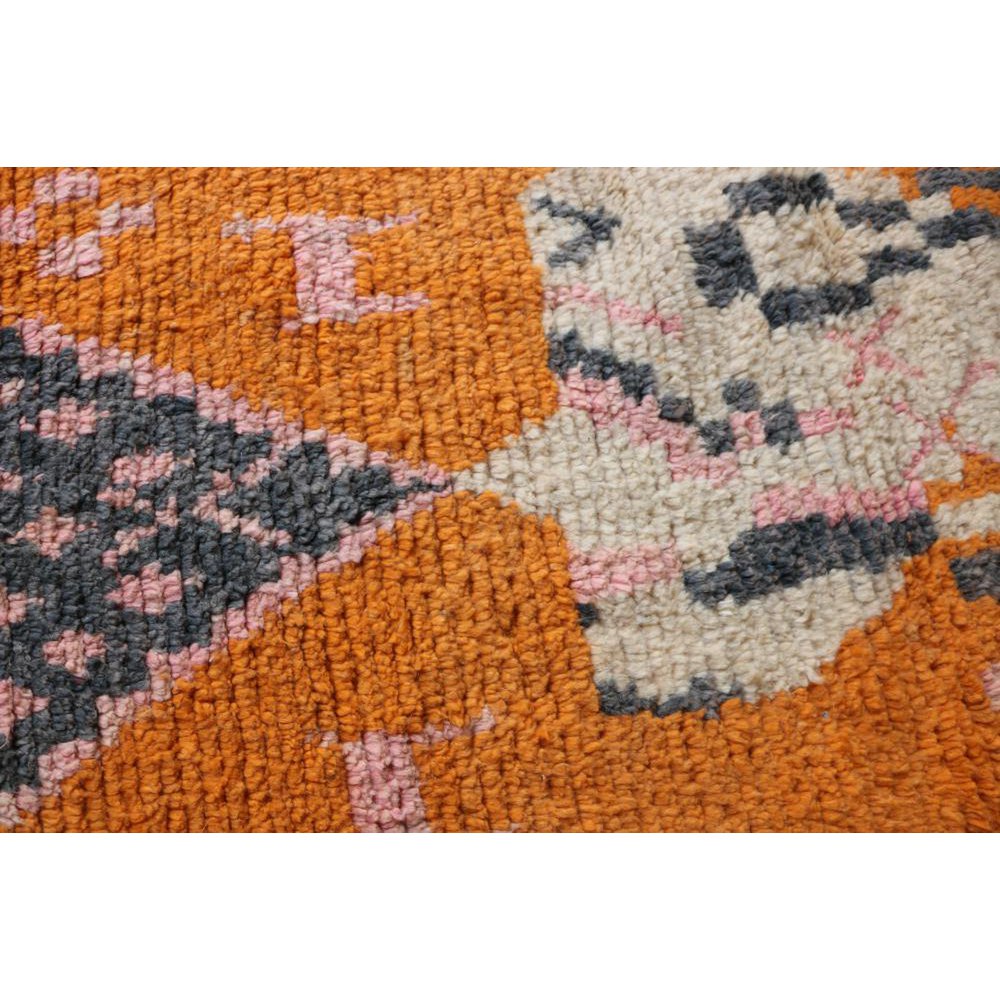 Marokkanischer Berber-Flurteppich aus reiner Wolle, 77 x 375 cm