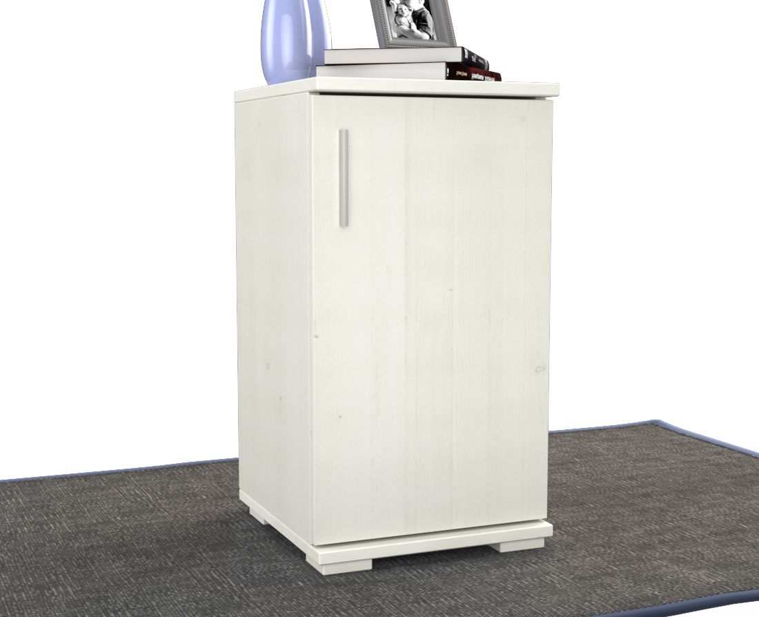 Nobis Kommode Sideboard | Anrichte | 1-Türig | 74cm hoch | 100% Bio Kiefer Massivholz