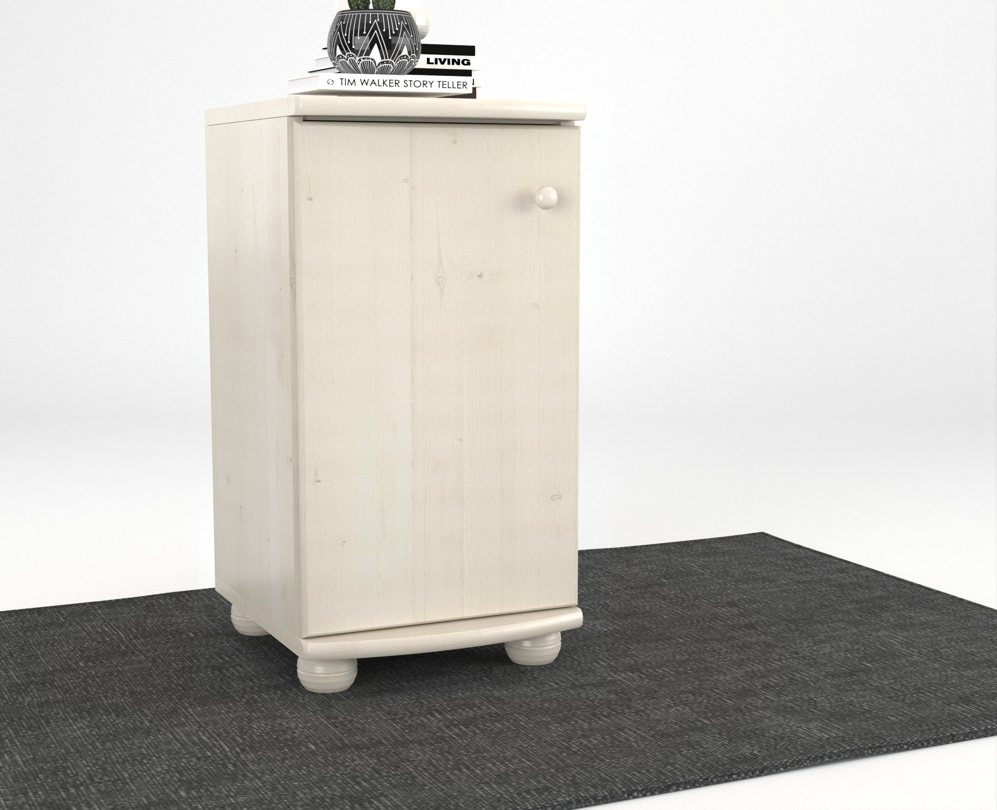 Claudia Kommode Sideboard | Anrichte | 1-Türig | 100% Bio Kiefer Massivholz