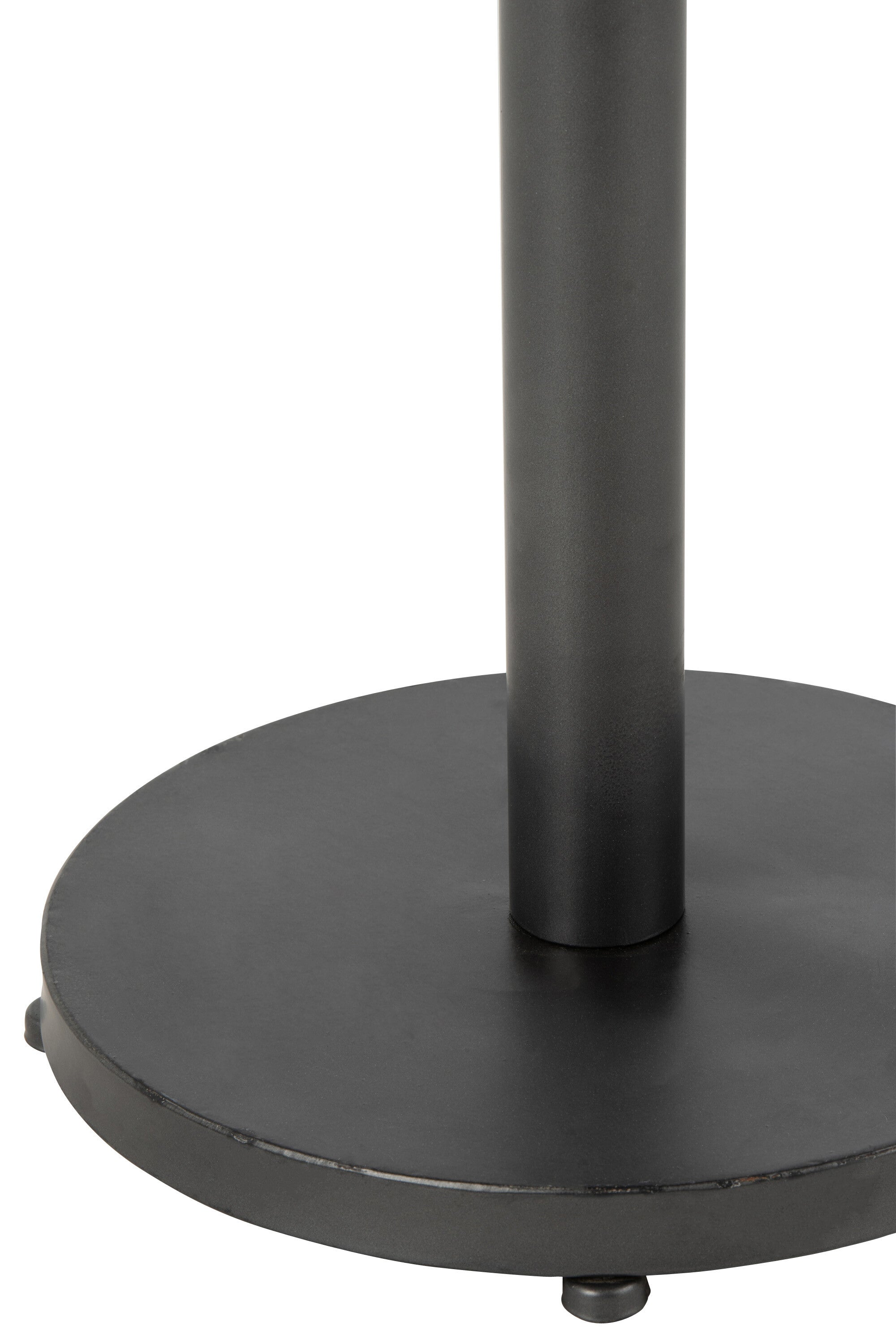 Bijzettafel Bar Rond – metaal/hout – bruin