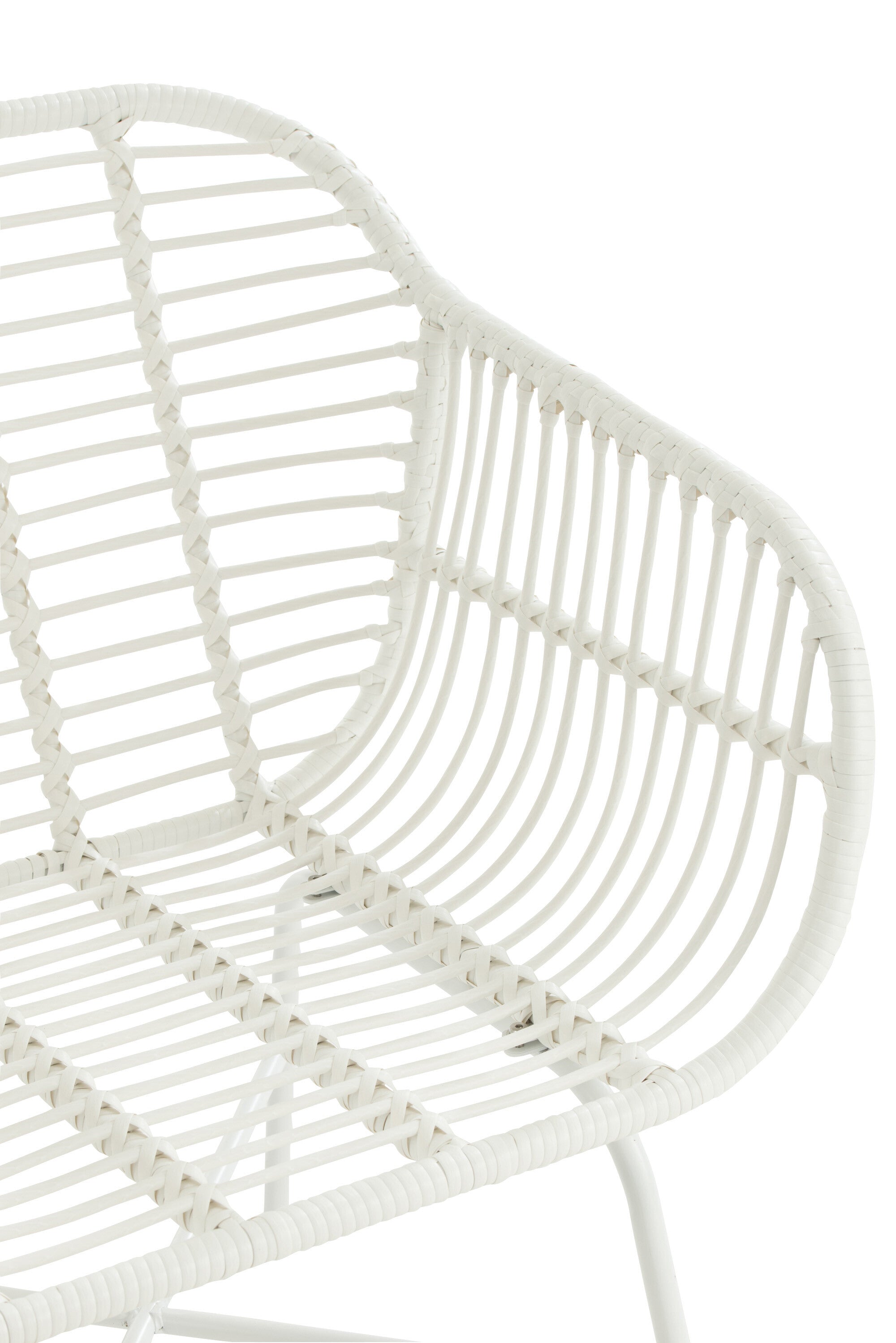 2er Set Outdoor Chair 'Ellen' in Weiß Doppelter Komfort und Eleganz für Ihren Außenbereich