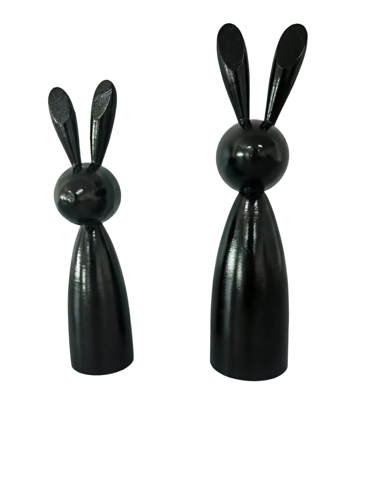 Osterhasen Holzfiguren Lotis 2-tlg. Set 18-22 cm