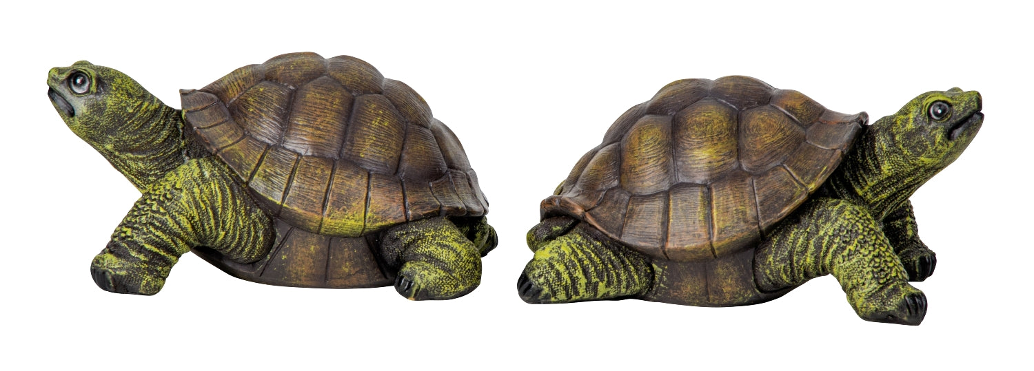 Dekofigur Schildkröte Set 2er Set Mehrfarbig
