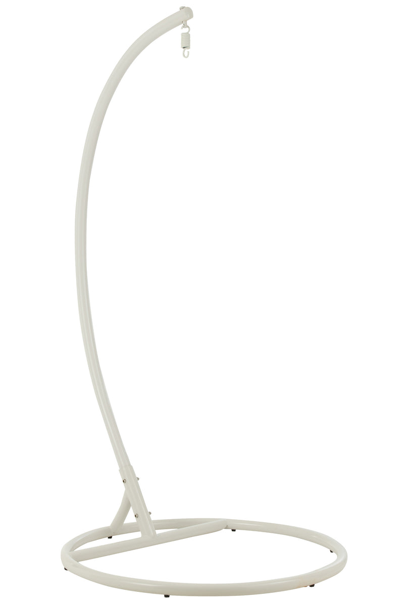 Hangstoel 'Bula' van metaal en rotan, voor binnen en buiten - comfort en elegantie