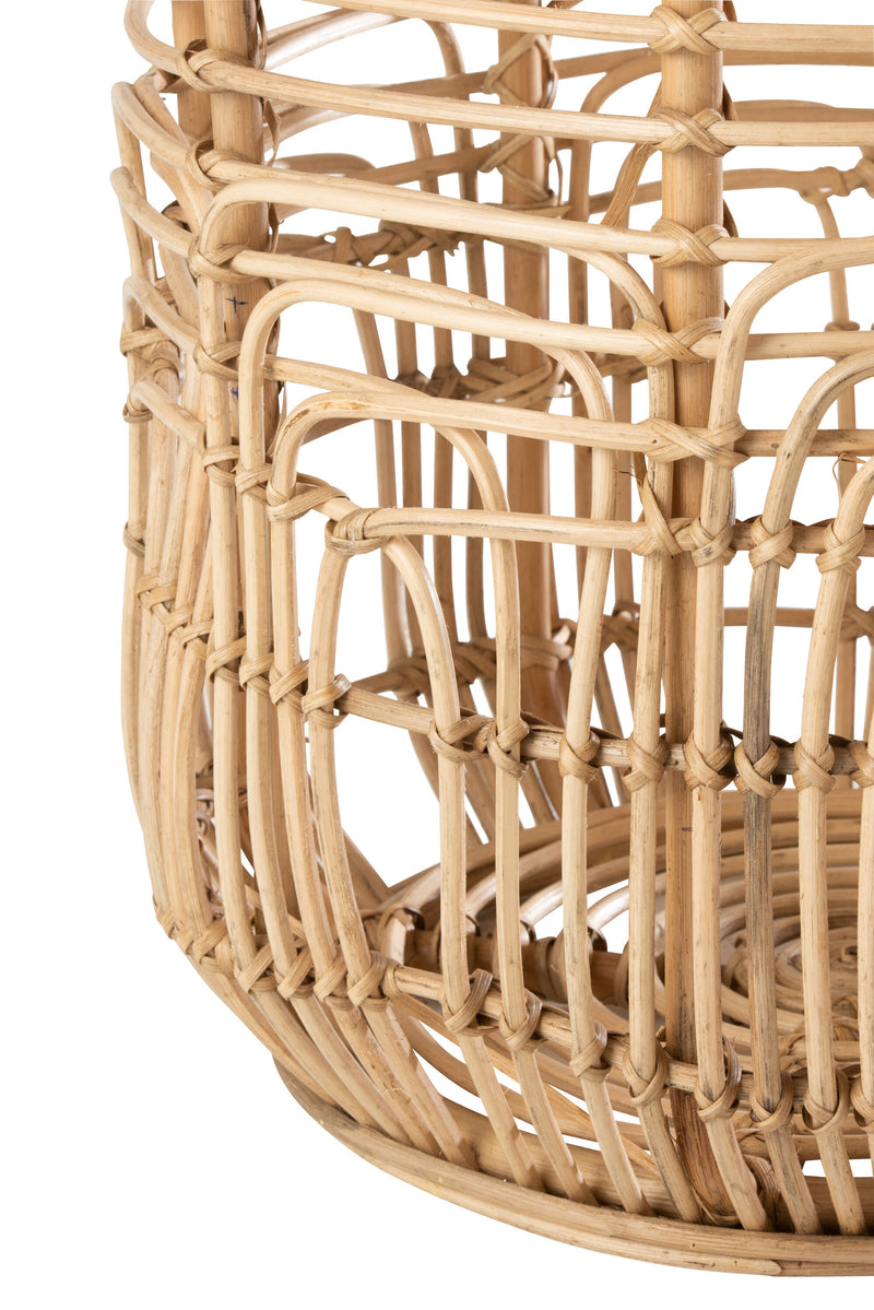 Set of 2 Ellen Rattan Natural Side Tables - A charming and versatile addition to your home