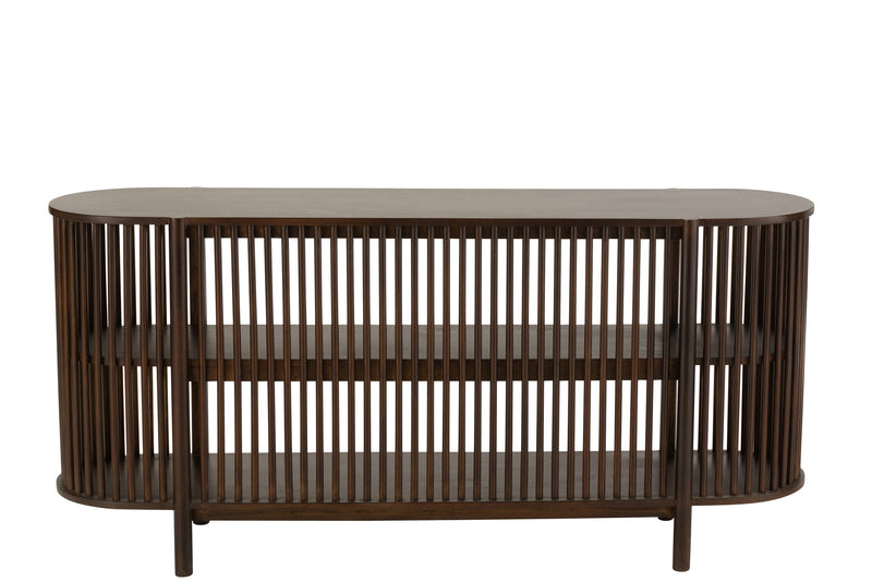 Console Conie Mango Tree Dark Brown - Modern design in dark brown