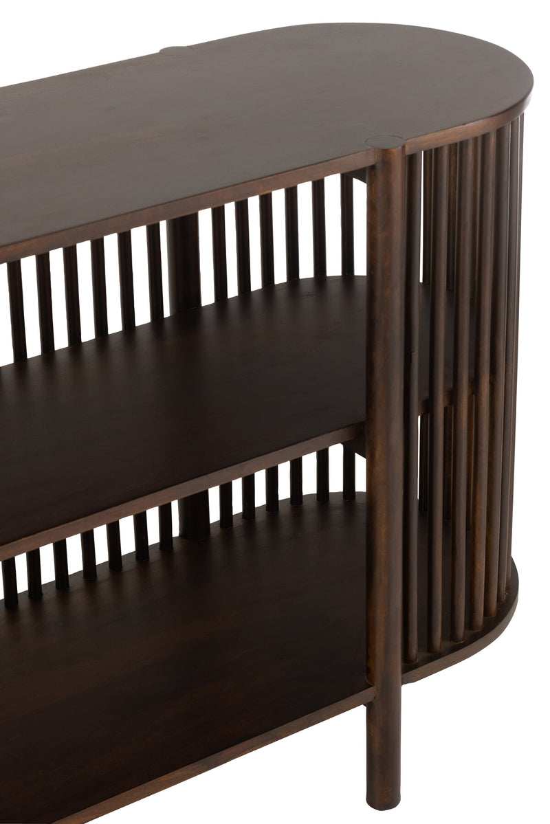 Console Conie Mango Tree Dark Brown - Modern design in dark brown