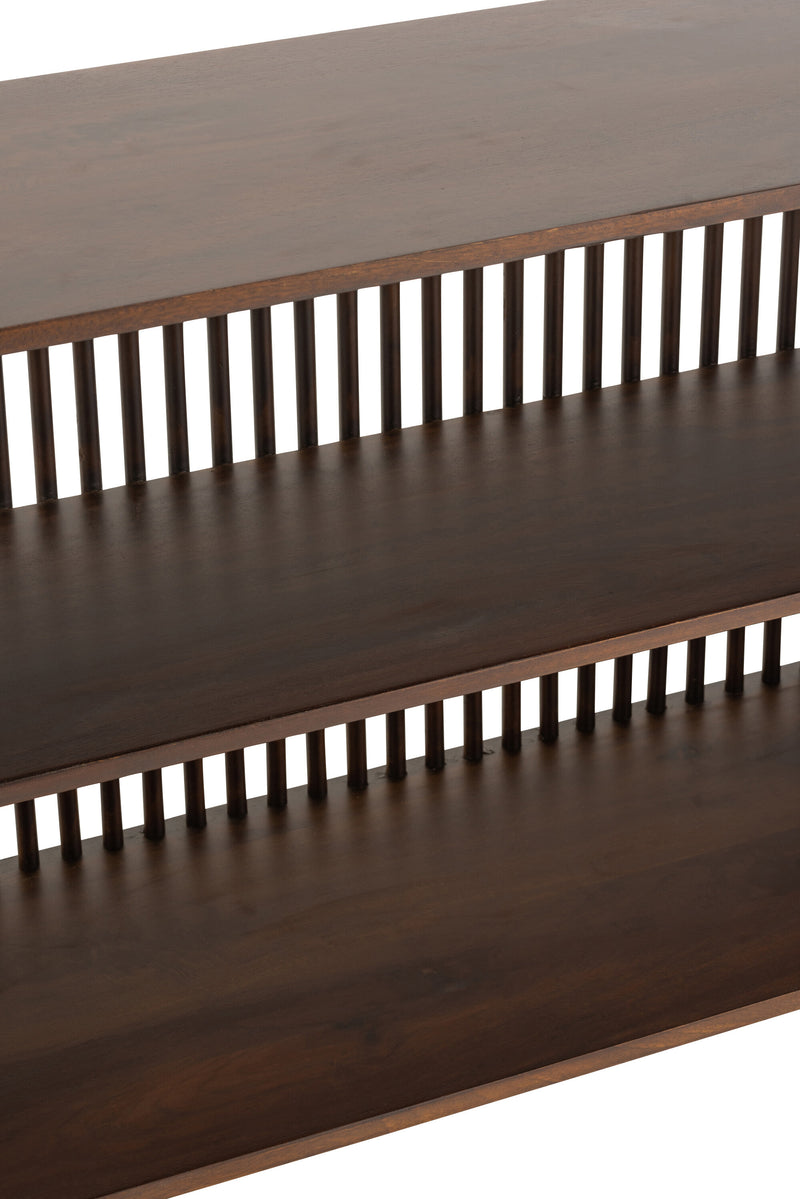 Console Conie Mango Tree Dark Brown - Modern design in dark brown