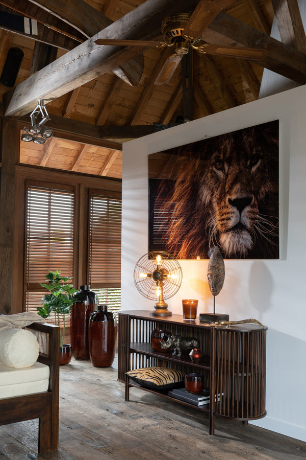 Console Conie Mango Tree Dark Brown - Modern design in dark brown
