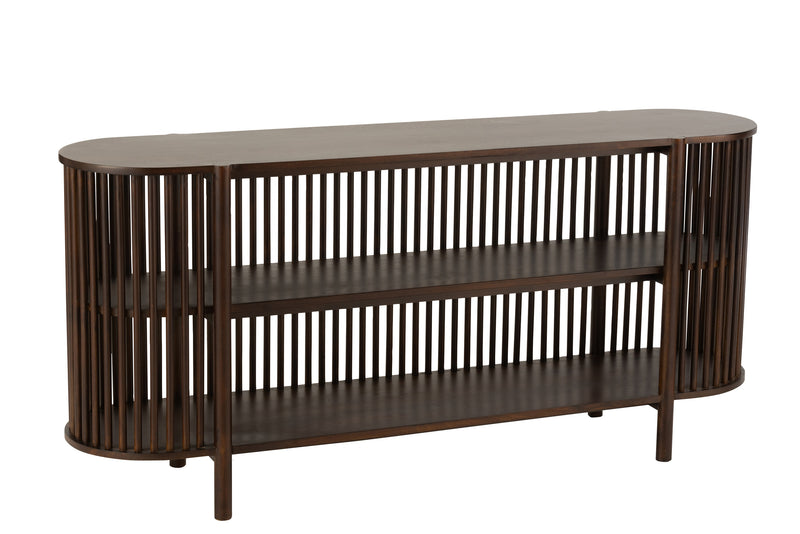 Console Conie Mango Tree Dark Brown - Modern design in dark brown