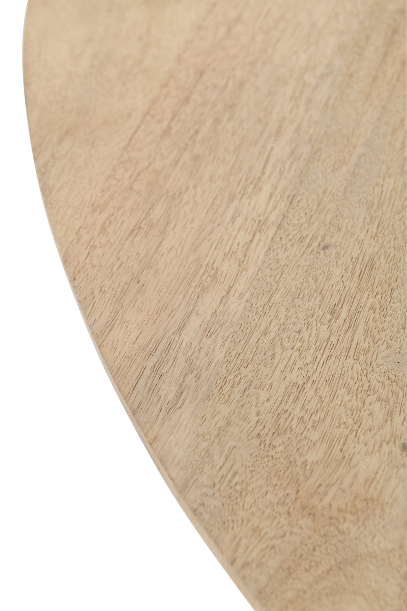 Exquisite craftsmanship Handmade mango tree table Eli in natural